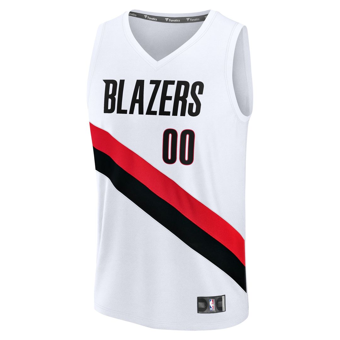 Portland Trail Blazers Fanatics Fast Break Replica Custom Jersey - Icon Edition - Black