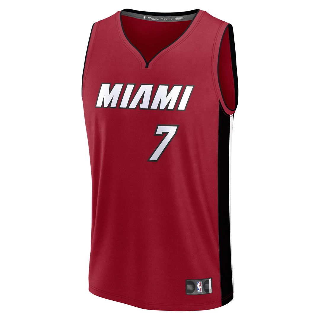 Miami Heat Kel'el Ware Fanatics Youth Fast Break Player Jersey - Statement Edition - Red