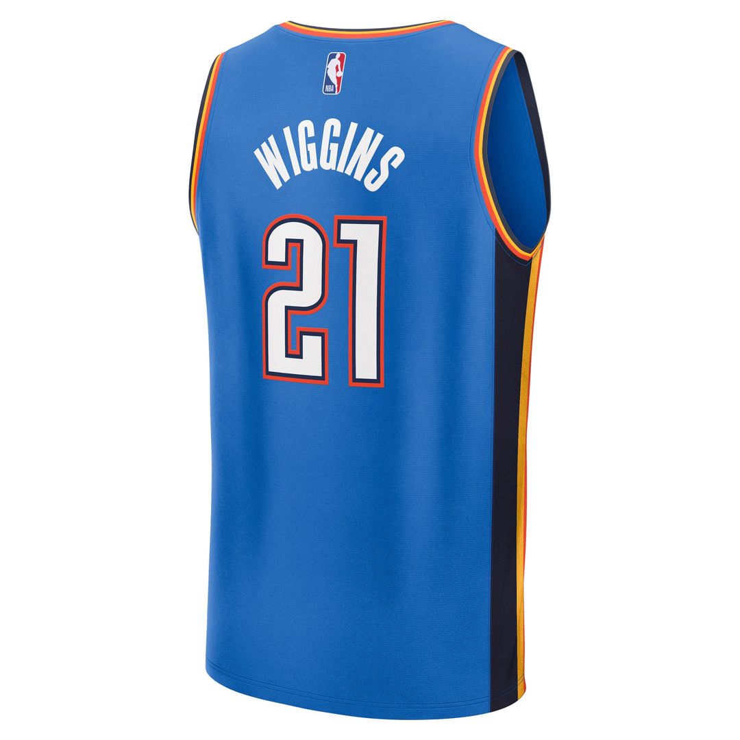 Oklahoma City Thunder Aaron Wiggins Fanatics Fast Break Replica Player Jersey - Icon Edition - Blue