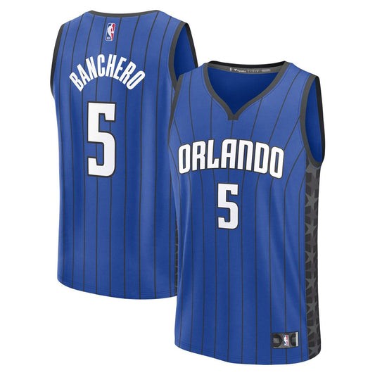 Orlando Magic Paolo Banchero Fanatics Fast Break Replica Player Jersey - Statement Edition - Blue