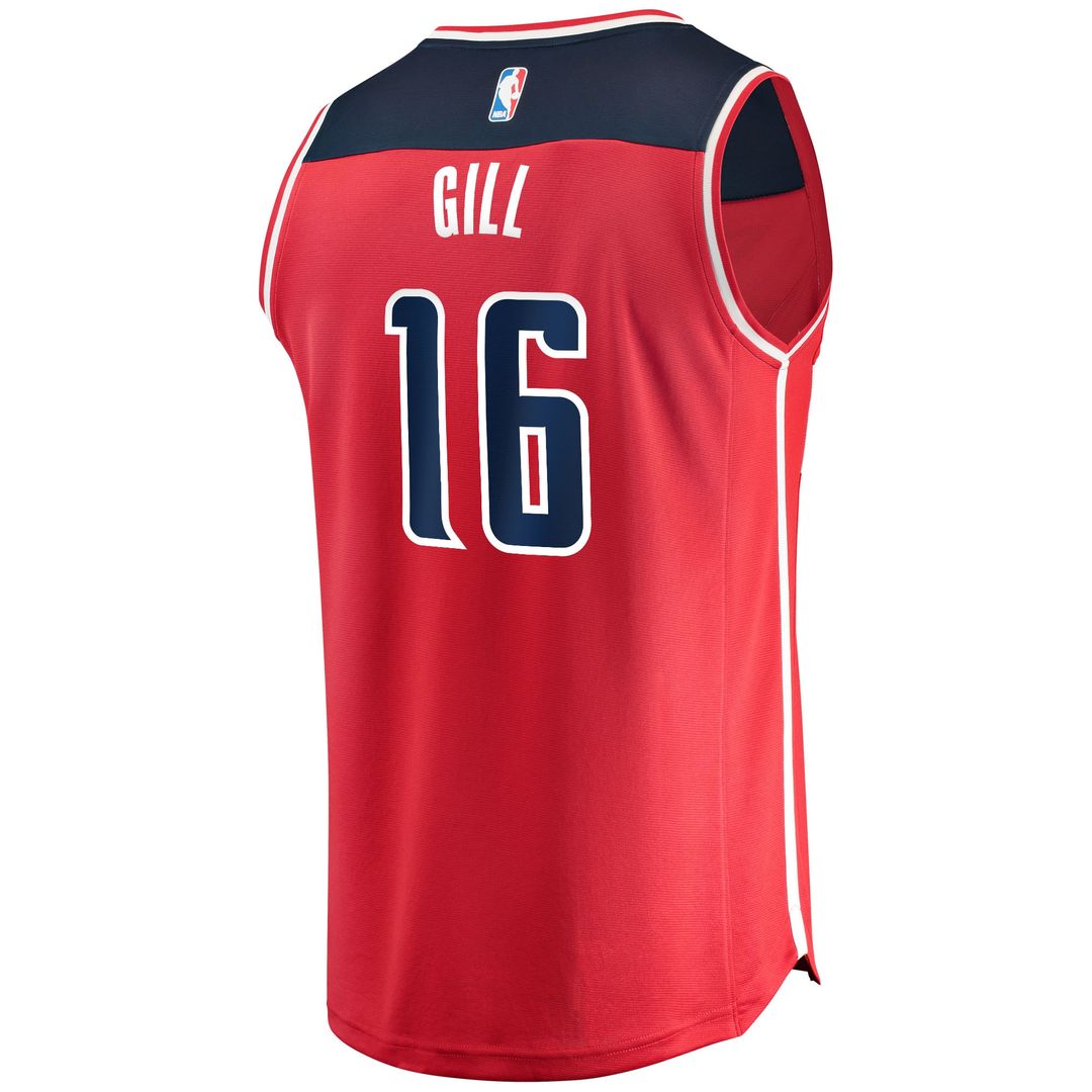 Washington Wizards Anthony Gill Fanatics Fast Break Replica Jersey - Icon Edition - Red