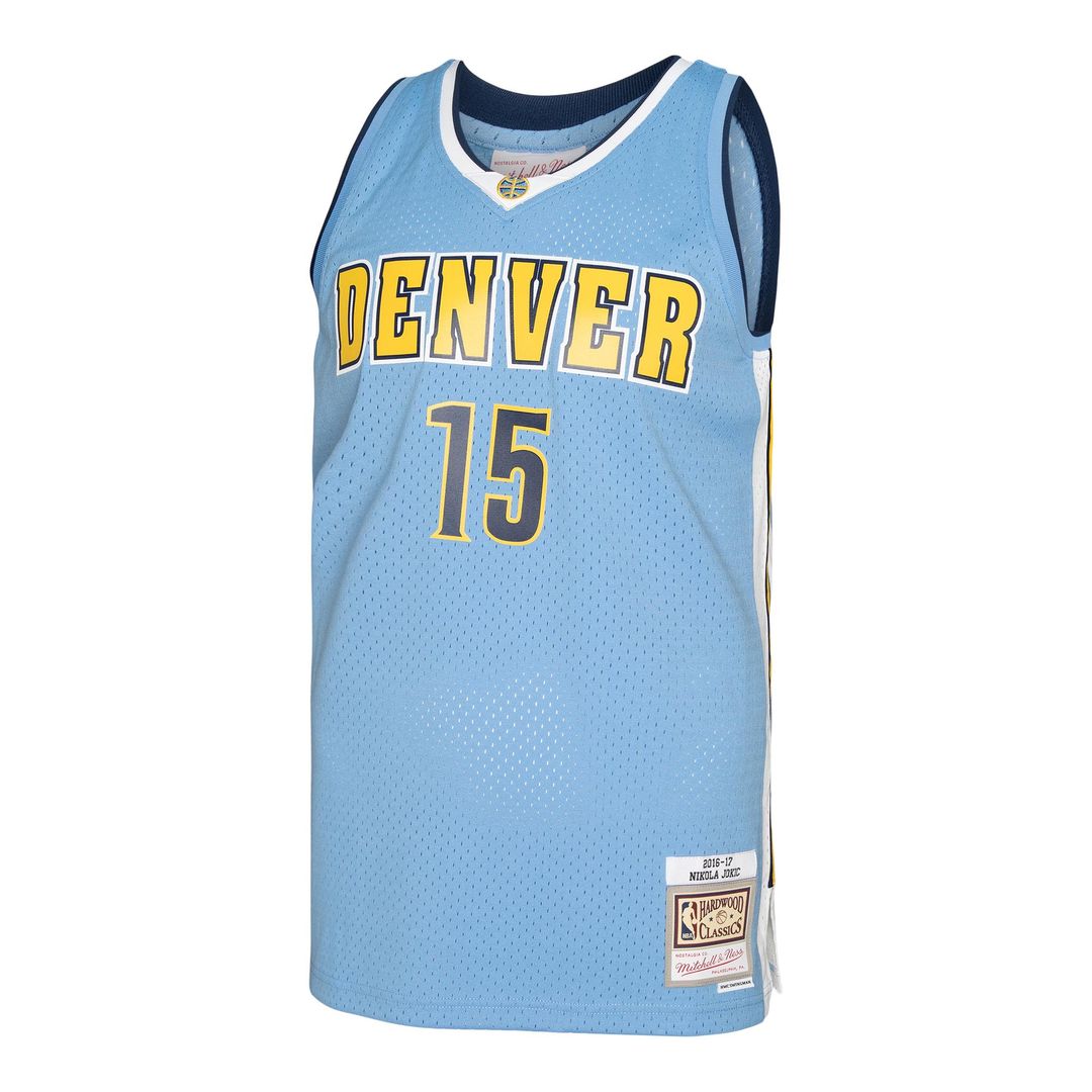 Denver Nuggets Nikola Jokic Mitchell & Ness 2016/17 Swingman Jersey - Light Blue