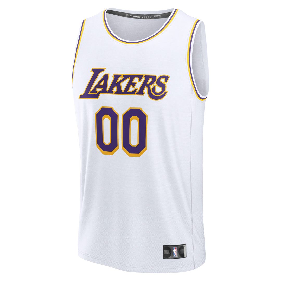 Los Angeles Lakers Fanatics Fast Break Custom Jersey - Icon Edition - Gold