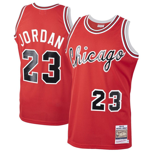 Chicago Bulls Michael Jordan Mitchell & Ness 1984/85 Hardwood Classics Rookie Authentic Jersey - Red