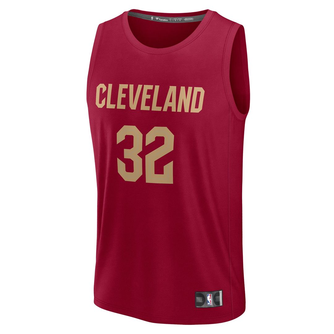 Cleveland Cavaliers Dean Wade Fanatics Youth Fast Break Player Jersey - Icon Edition - Wine