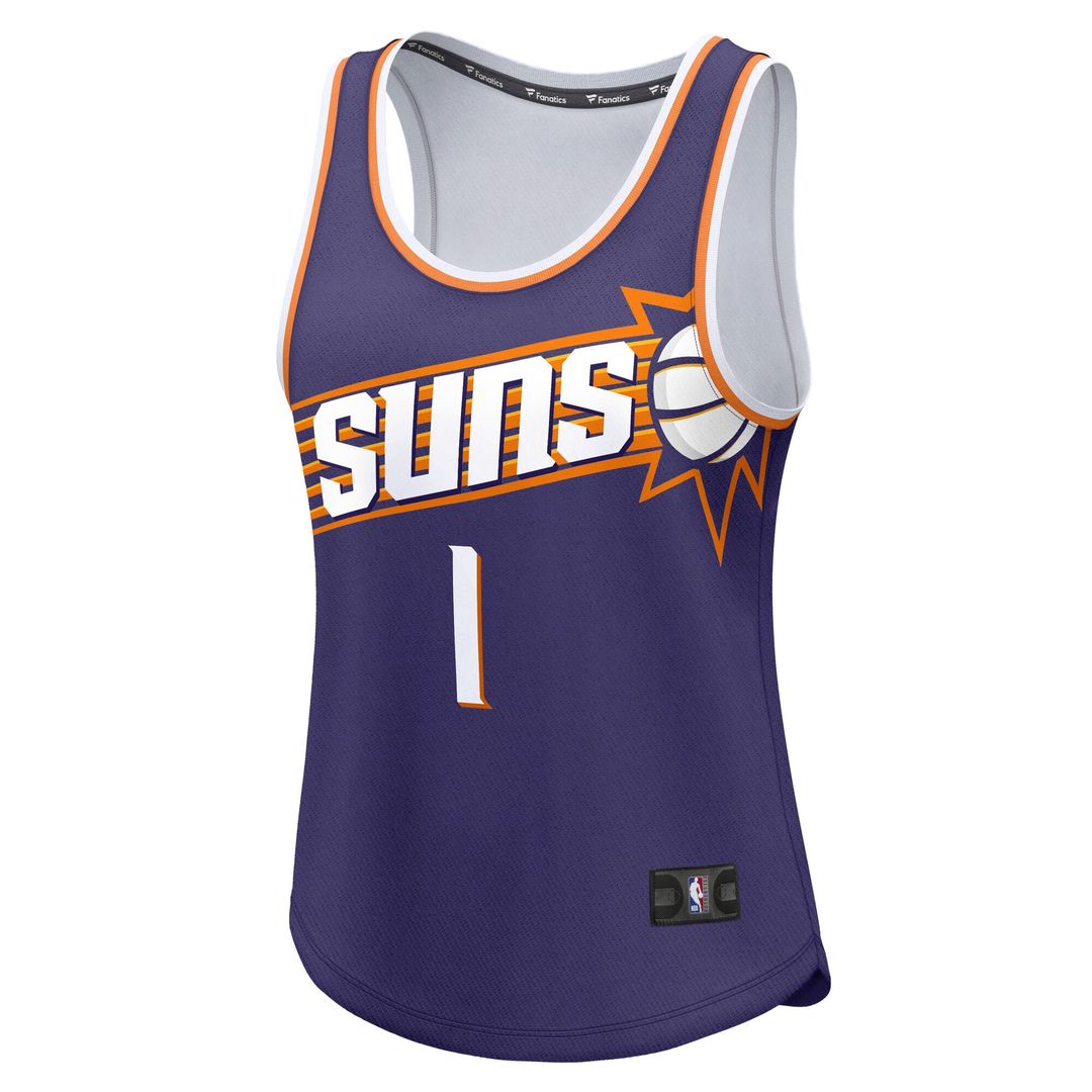 Phoenix Suns Devin Booker Fanatics Women's Fast Break Player Jersey - Icon Edition - Purple