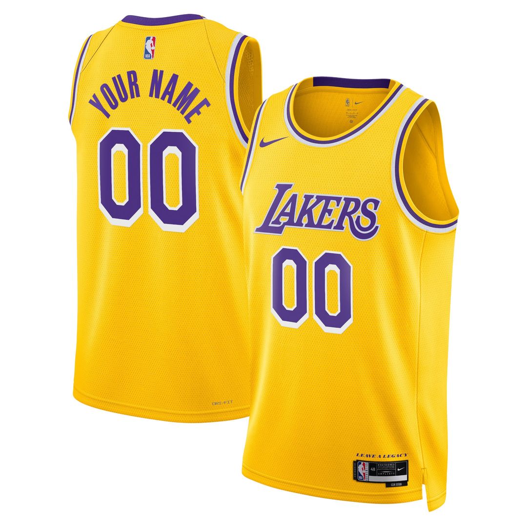 Los Angeles Lakers Nike Unisex Swingman Custom Jersey White - Association Edition