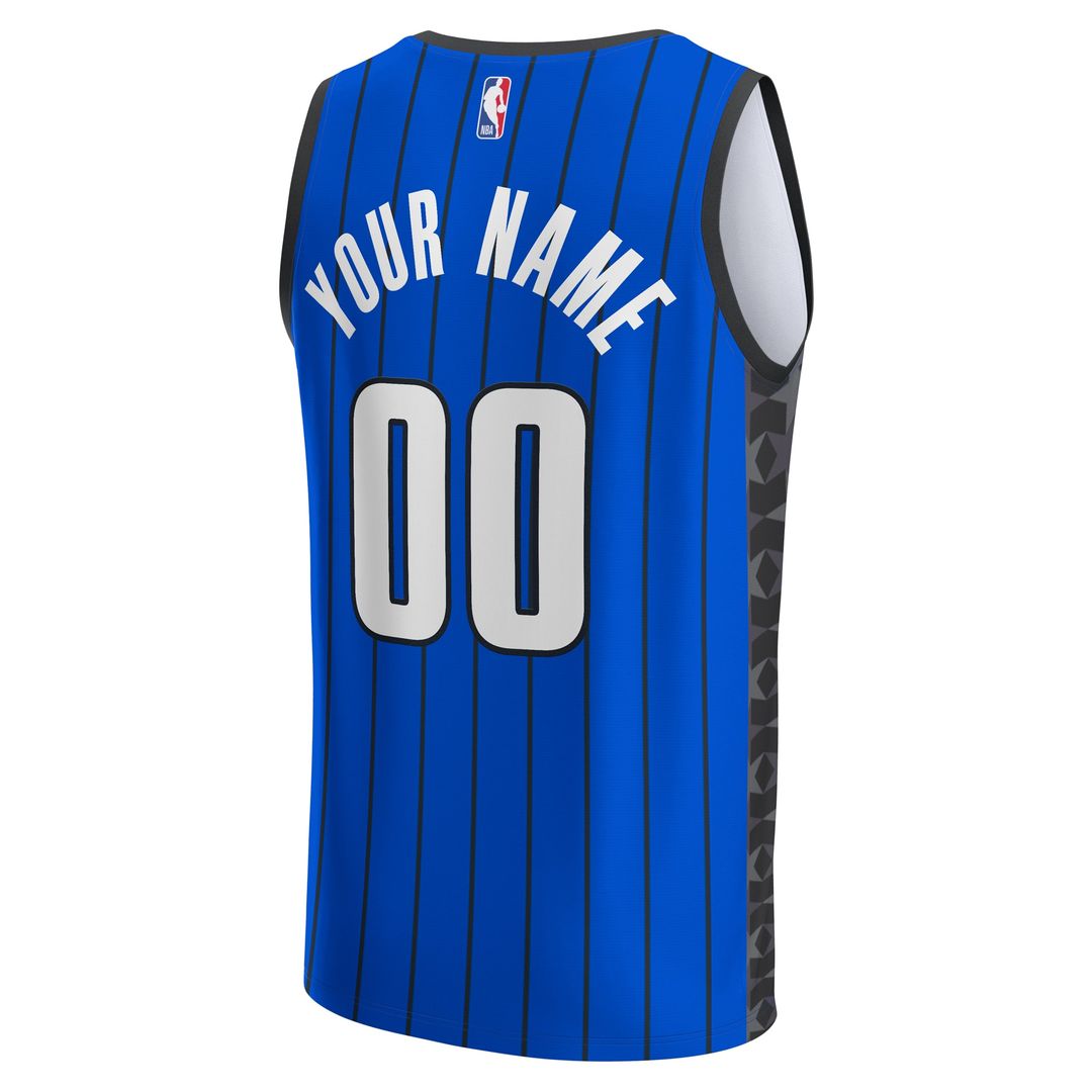 Orlando Magic Fanatics Fast Break Custom Jersey - Blue - Statement Edition