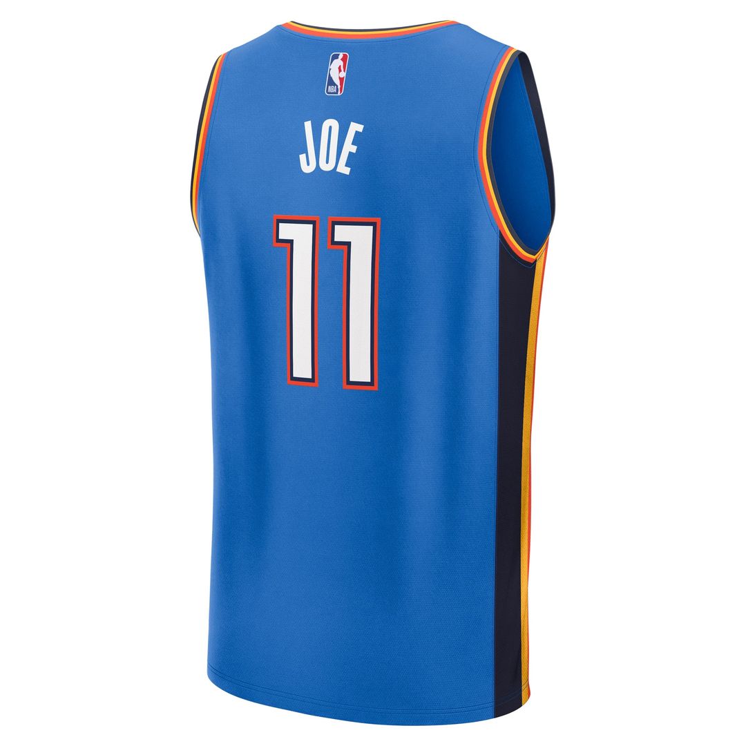 Oklahoma City Thunder Isaiah Joe Fanatics Fast Break Replica Player Jersey - Icon Edition - Blue