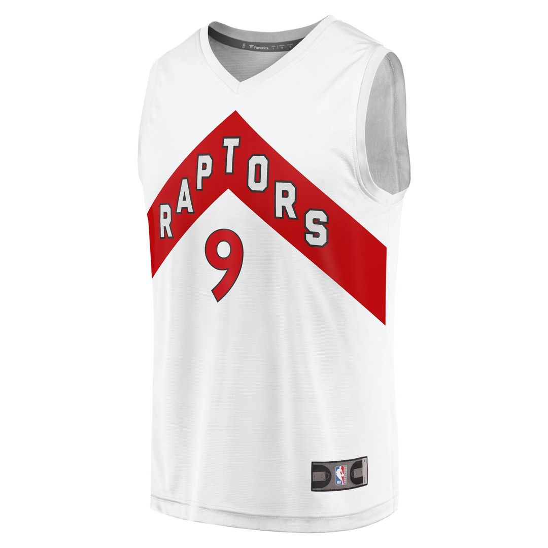 Toronto Raptors RJ Barrett Fanatics Fast Break Player Jersey - Association Edition - White
