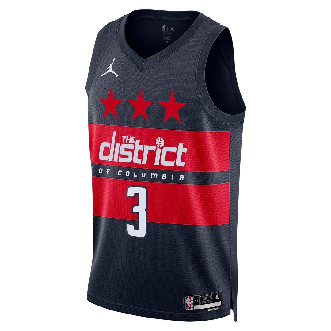 Washington Wizards Trae Young Jordan Brand Unisex Swingman Jersey - Statement Edition - Navy