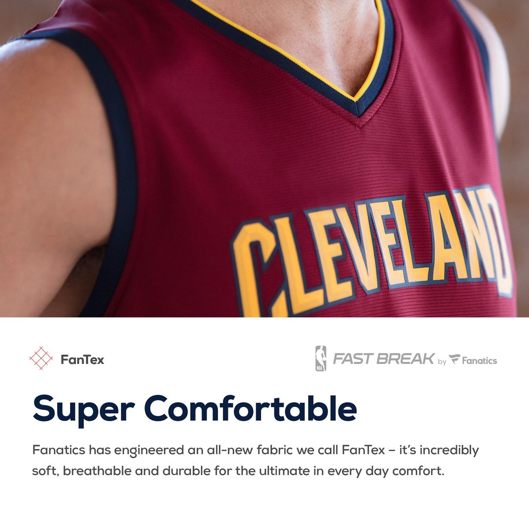 Cleveland Cavaliers Darius Garland Fanatics Youth Replica Fast Break Jersey Wine - Icon Edition