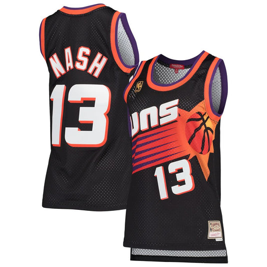 Phoenix Suns Steve Nash Mitchell & Ness Women's Hardwood Classics Swingman Jersey - Black