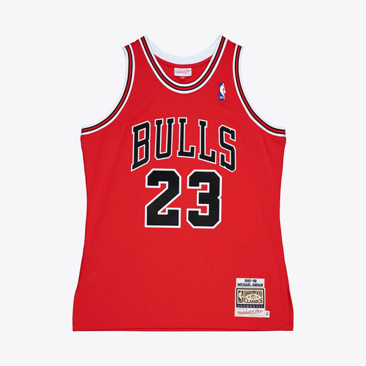 Chicago Bulls Michael Jordan Mitchell & Ness 1997 - 98 Authentic Jersey - Red
