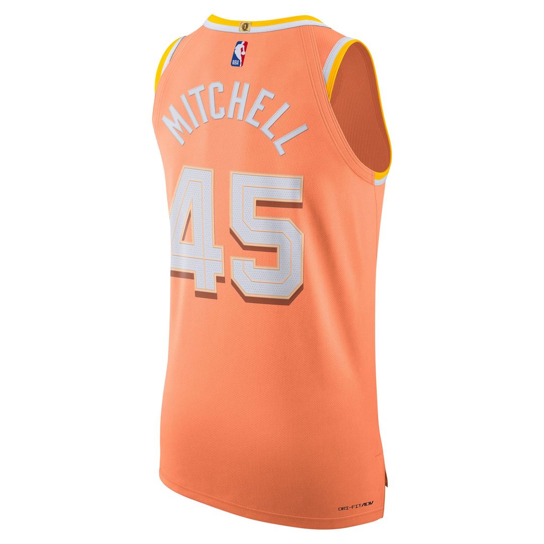 Cleveland Cavaliers Donovan Mitchell Nike Unisex 2025/26 Authentic Jersey - City Edition - Orange