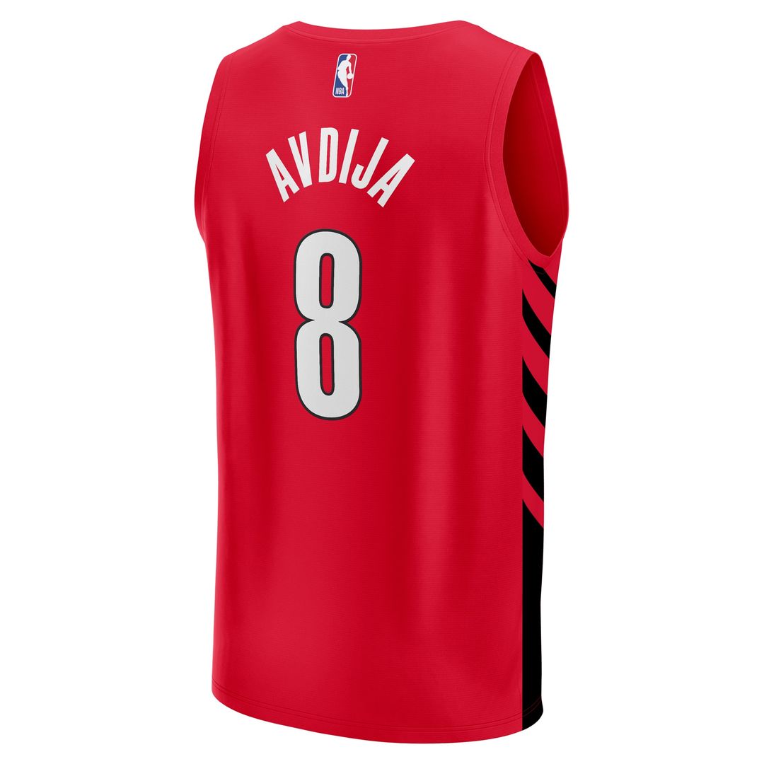 Portland Trail Blazers Deni Avdija Fanatics Fast Break Player Jersey - Statement Edition - Red