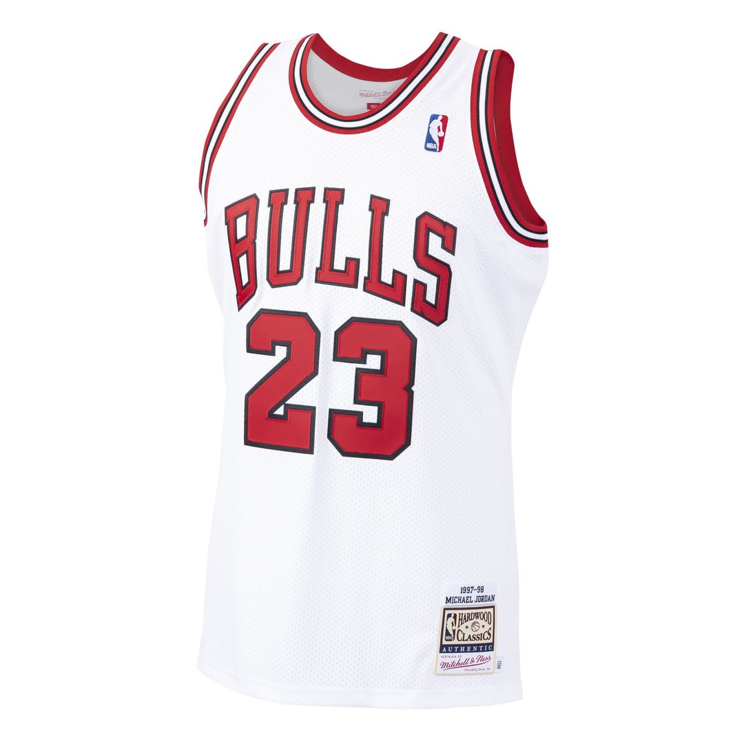 Chicago Bulls Michael Jordan Mitchell & Ness 1995/96 Hardwood Classics Authentic Jersey - Black