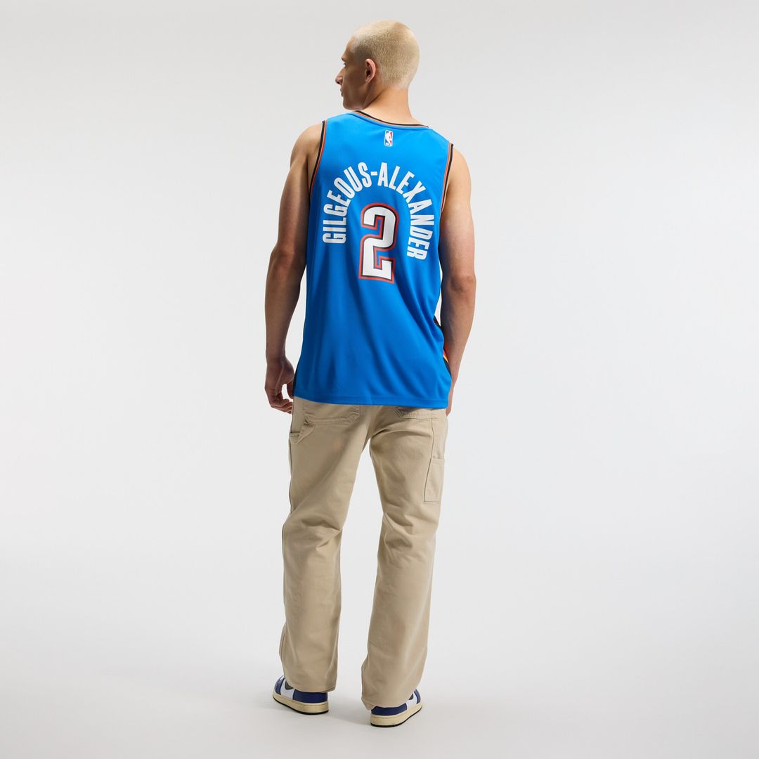 Oklahoma City Thunder Shai Gilgeous - Alexander Fanatics Fast Break Replica Player Jersey - Icon Edition - Blue