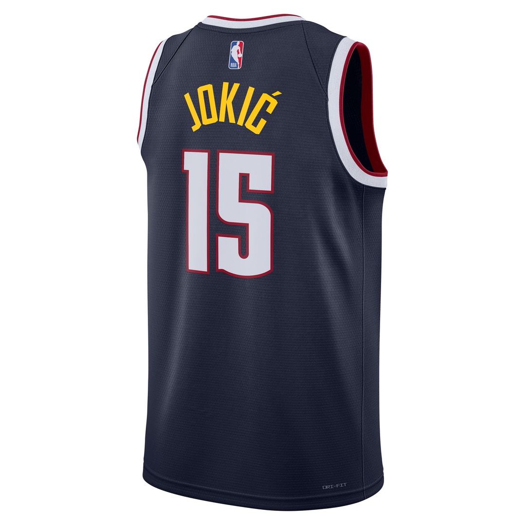 Denver Nuggets Nikola Jokic Nike Unisex Swingman Jersey - Icon Edition - Navy