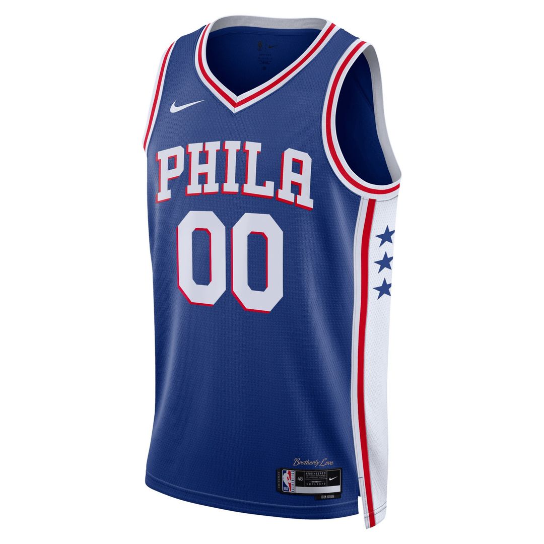 Philadelphia 76ers Nike Unisex 2022/23 Swingman Custom Jersey White - Association Edition