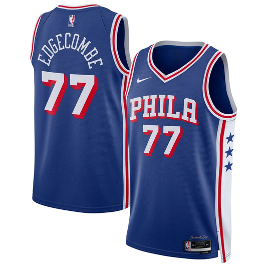 Philadelphia 76ers VJ Edgecombe Nike Unisex Swingman Jersey - Icon Edition - Royal