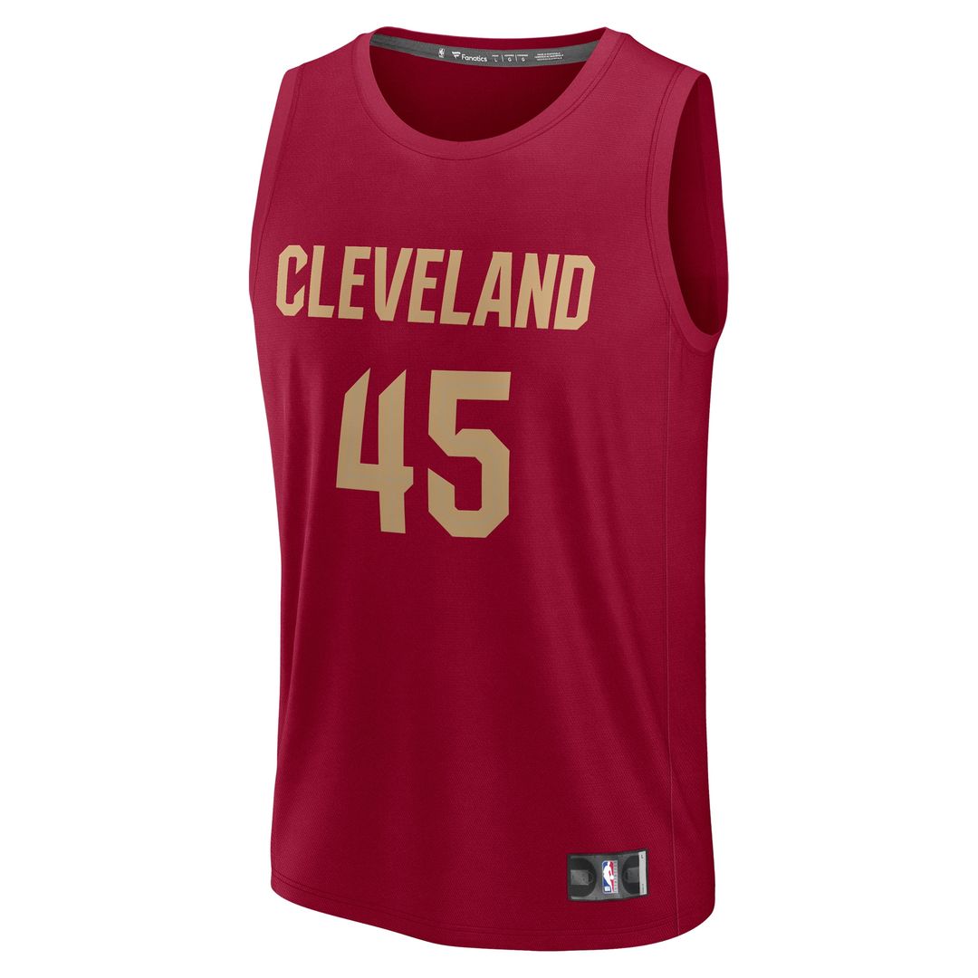 Cleveland Cavaliers Donovan Mitchell Fanatics Youth Fast Break Player Jersey - Icon Edition - Wine