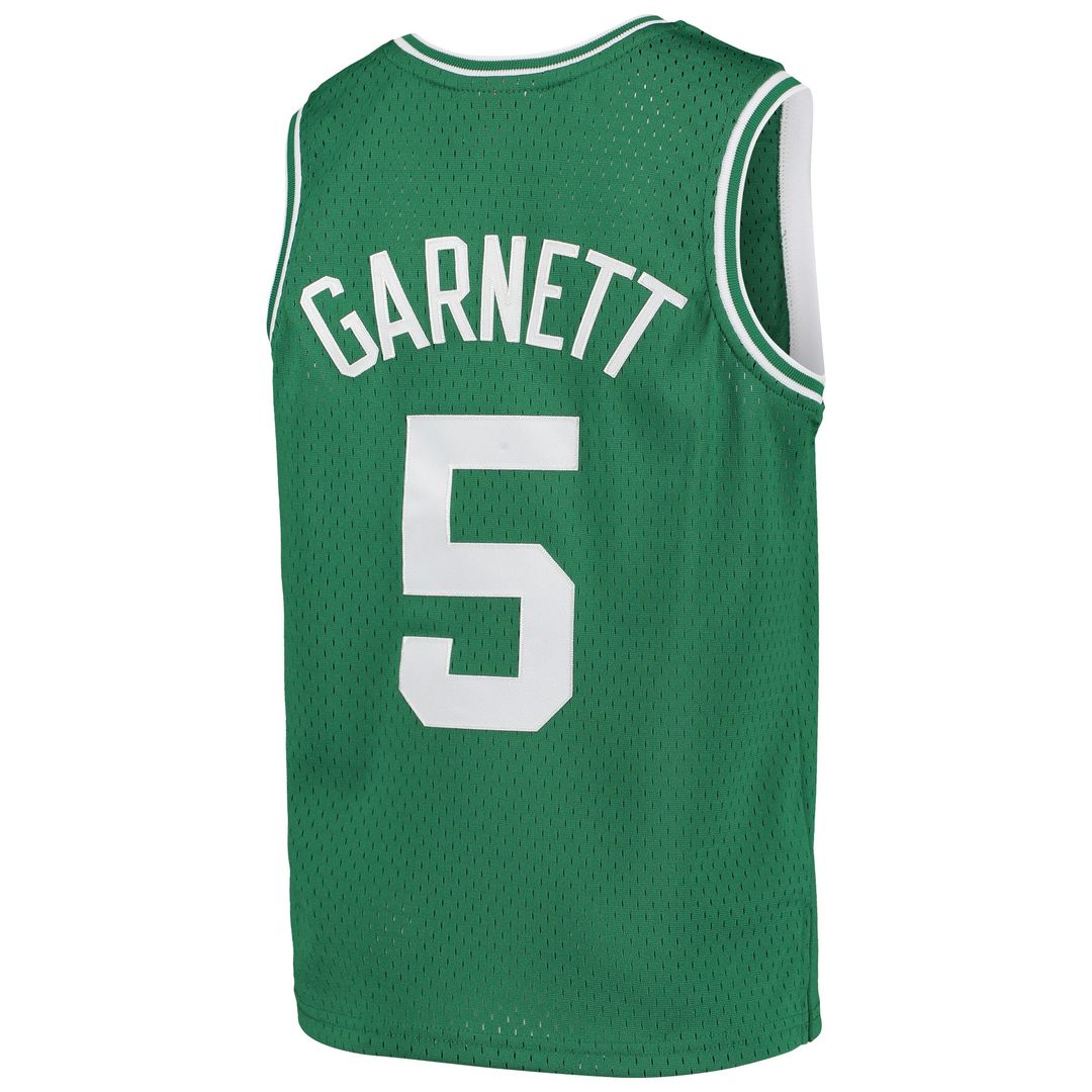 Boston Celtics Kevin Garnett Mitchell & Ness Youth 2007/08 Hardwood Classics Swingman Jersey - Kelly Green