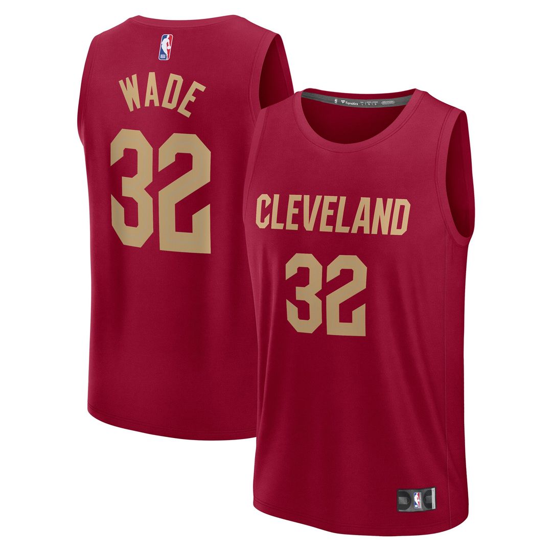 Cleveland Cavaliers Dean Wade Fanatics Fast Break Player Jersey - Icon Edition - Wine
