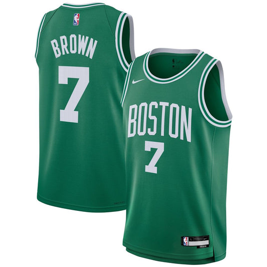 Boston Celtics Jaylen Brown Nike Youth Swingman Jersey - Icon Edition - Kelly Green