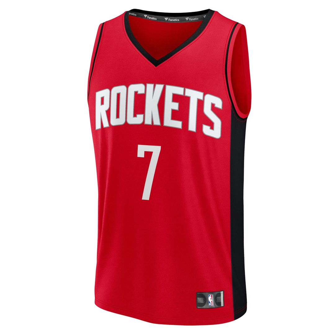 Houston Rockets Kevin Durant Fanatics Fast Break Replica Player Jersey - Icon Edition - Red