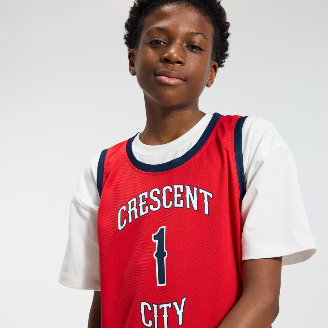 New Orleans Pelicans Zion Williamson Fanatics Youth Fast Break Player Jersey - Statement Edition - Red