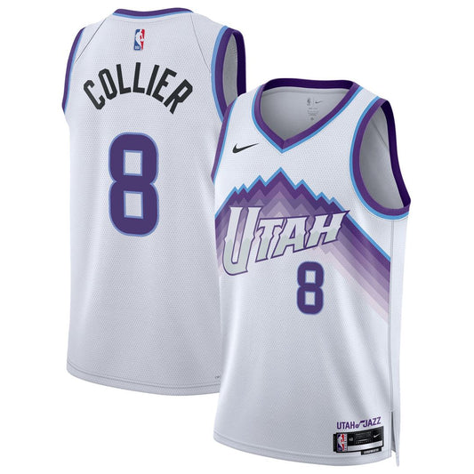 Utah Jazz Isaiah Collier Nike Unisex Swingman Jersey - Association Edition - White