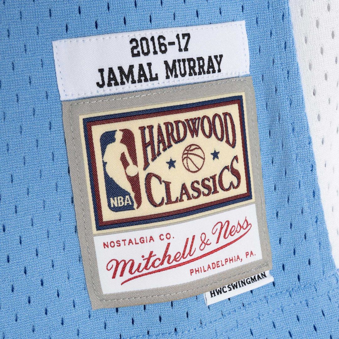 Denver Nuggets Jamal Murray Mitchell & Ness 2016/17 Throwback Swingman Jersey - Powder Blue