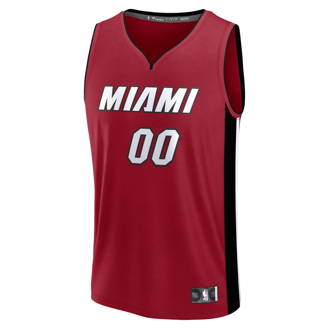 Miami Heat Fanatics Fast Break Custom Jersey - Icon Edition - Black