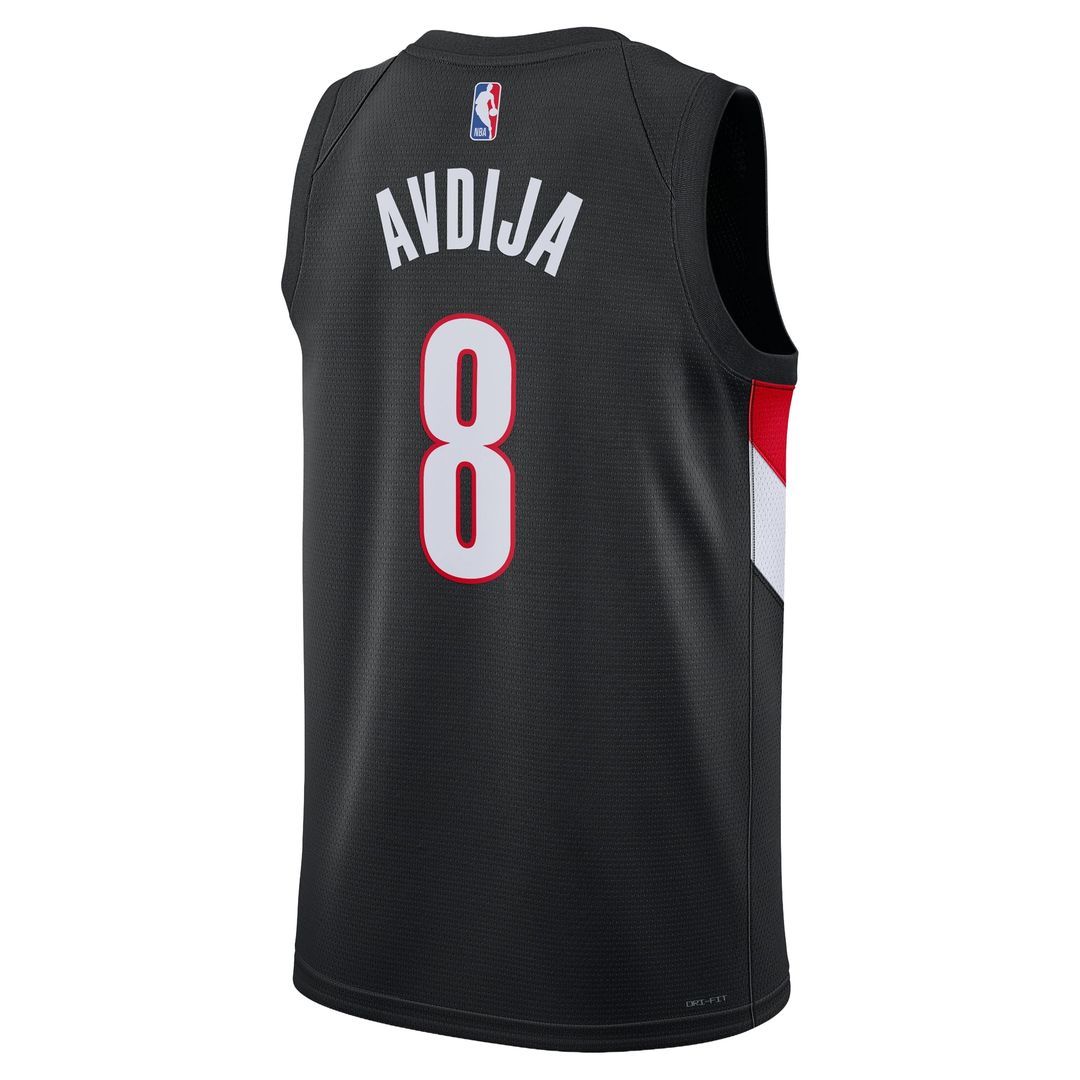 Portland Trail Blazers Deni Avdija Nike Unisex Swingman Jersey - Icon Edition - Black