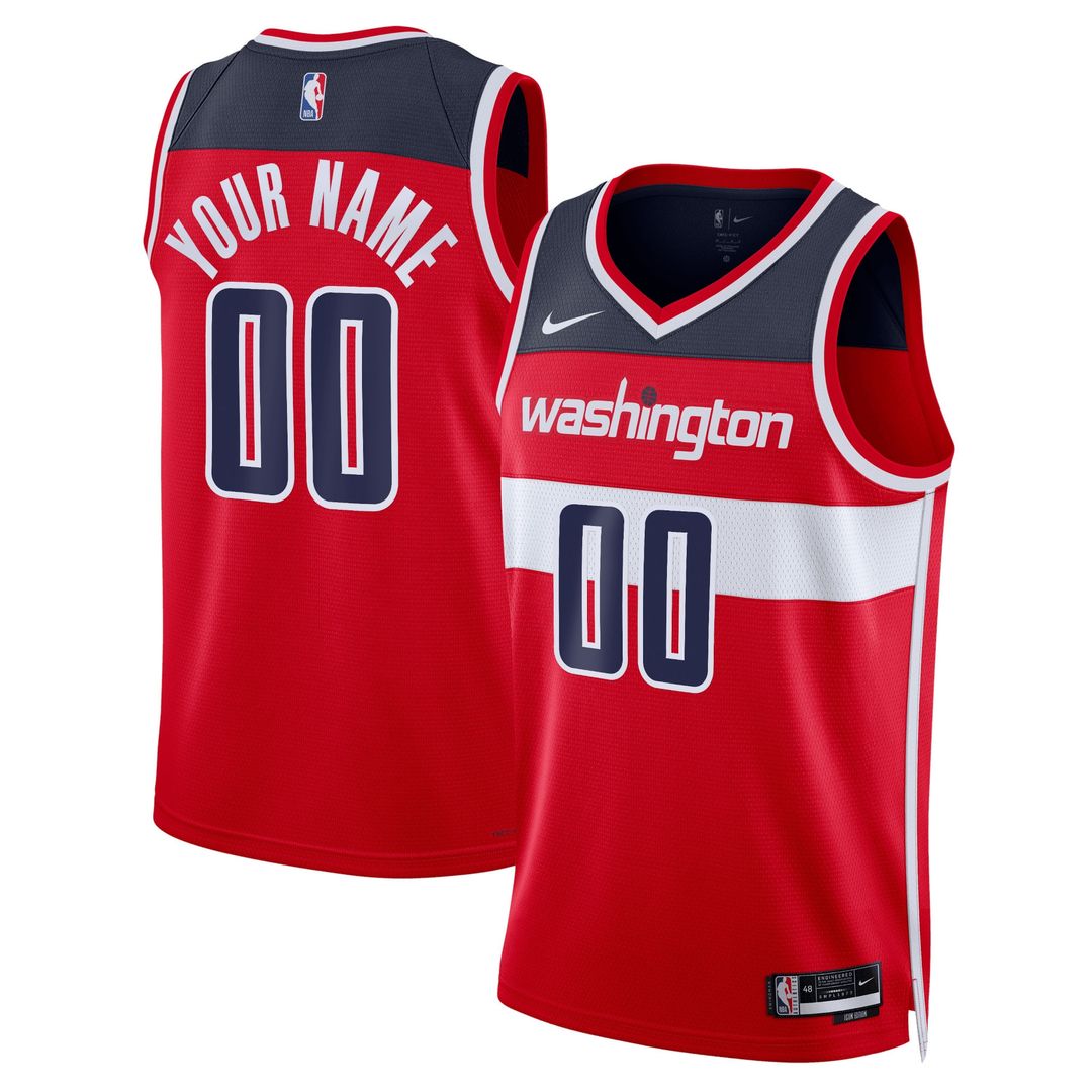 Washington Wizards Nike Unisex Swingman Custom Jersey White - Association Edition