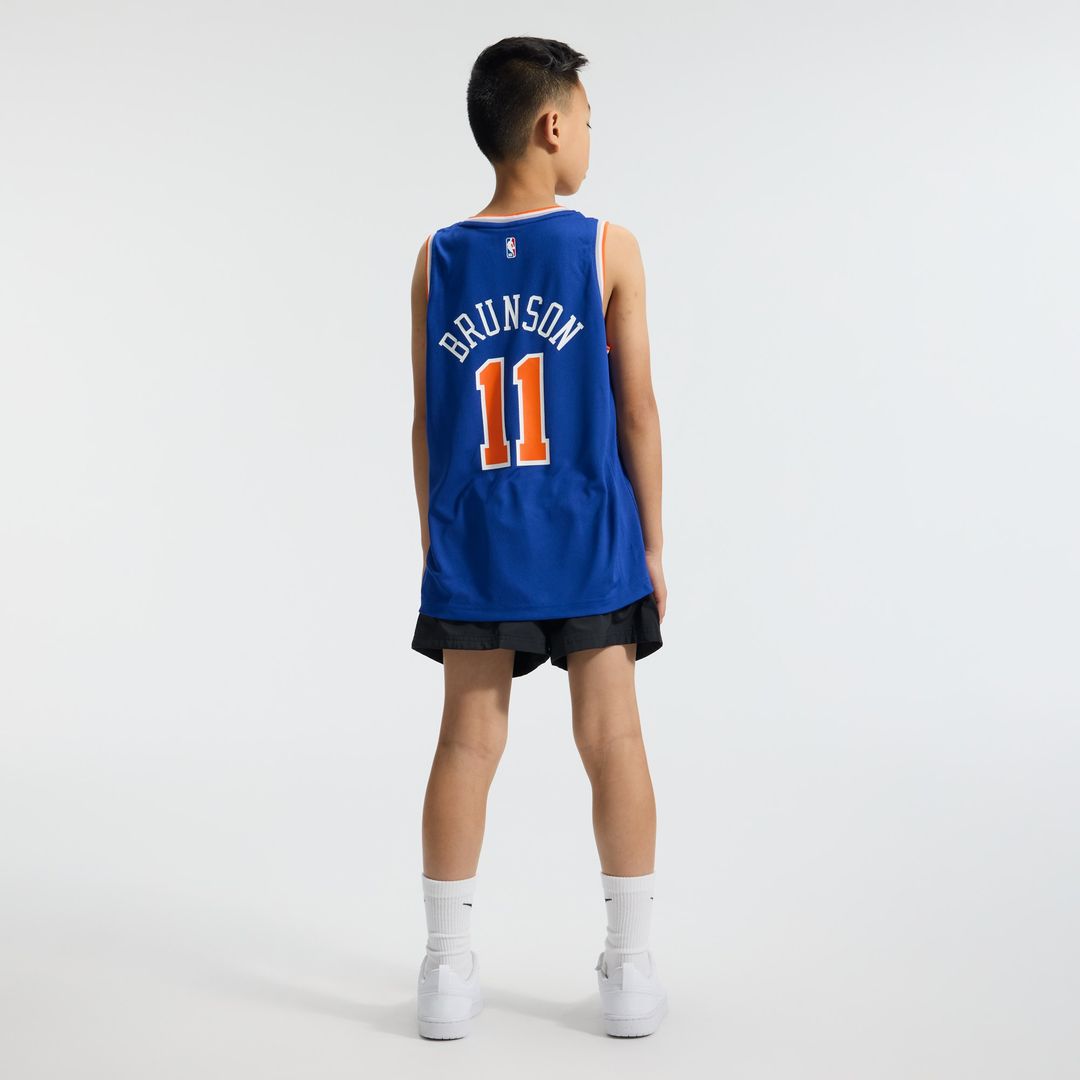 New York Knicks Jalen Brunson Fanatics Youth Fast Break Replica Player Jersey - Icon Edition - Blue