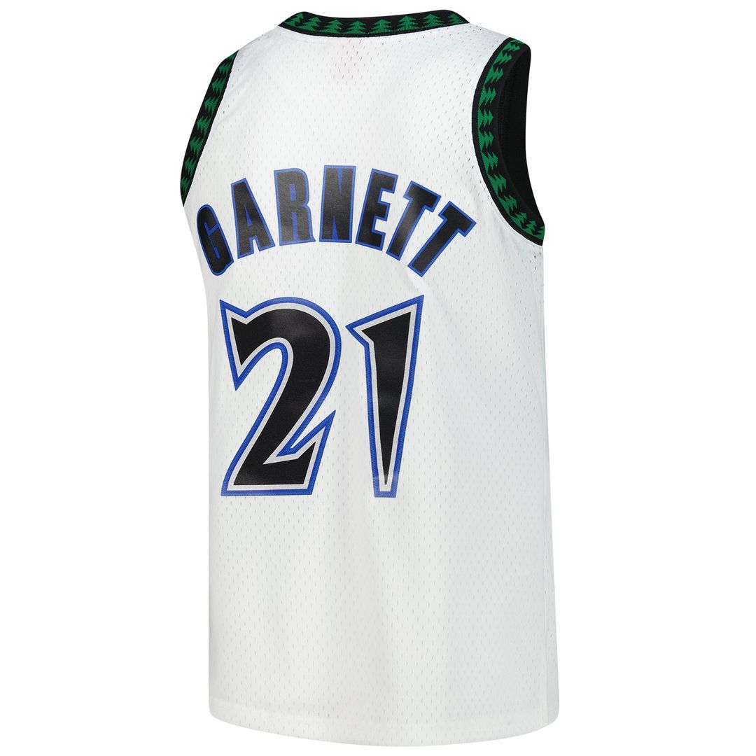Minnesota Timberwolves Kevin Garnett Mitchell & Ness Hardwood Classics Swingman Jersey - White