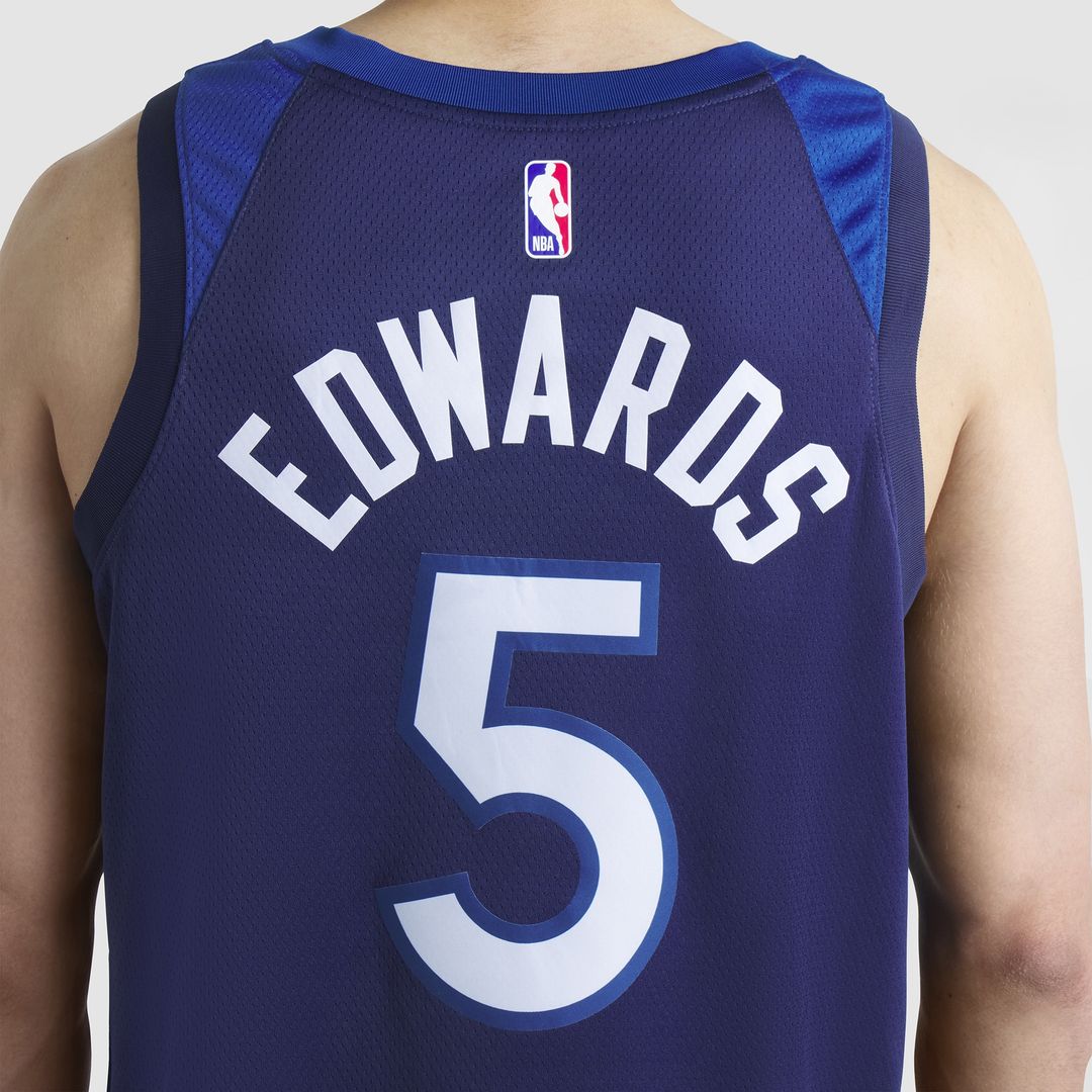 Minnesota Timberwolves Anthony Edwards Nike Unisex Swingman Jersey - Icon Edition - Navy