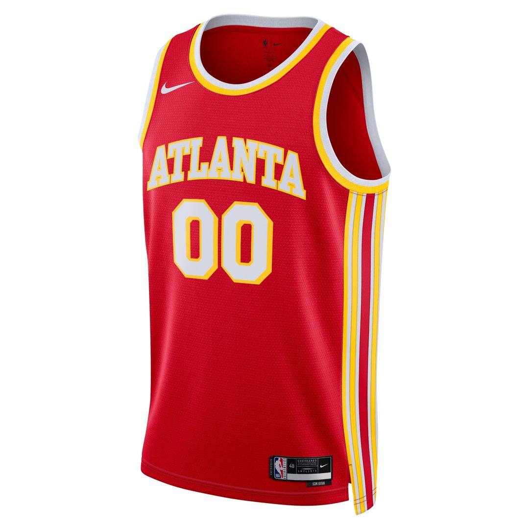 Atlanta Hawks Nike Unisex Swingman Custom Jersey White - Association Edition