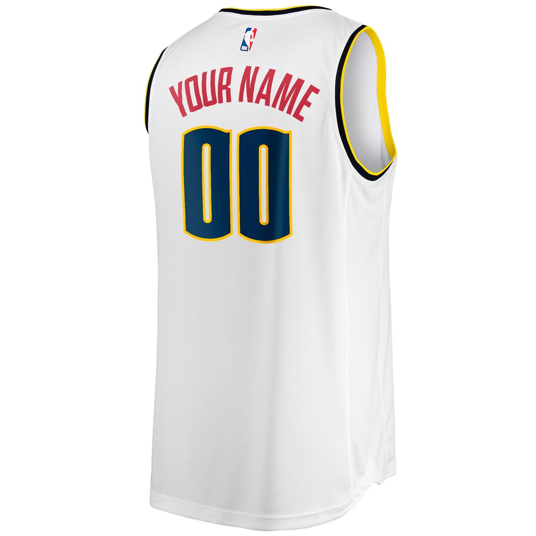 Denver Nuggets Fanatics Fast Break Custom Replica Jersey - Association Edition - White
