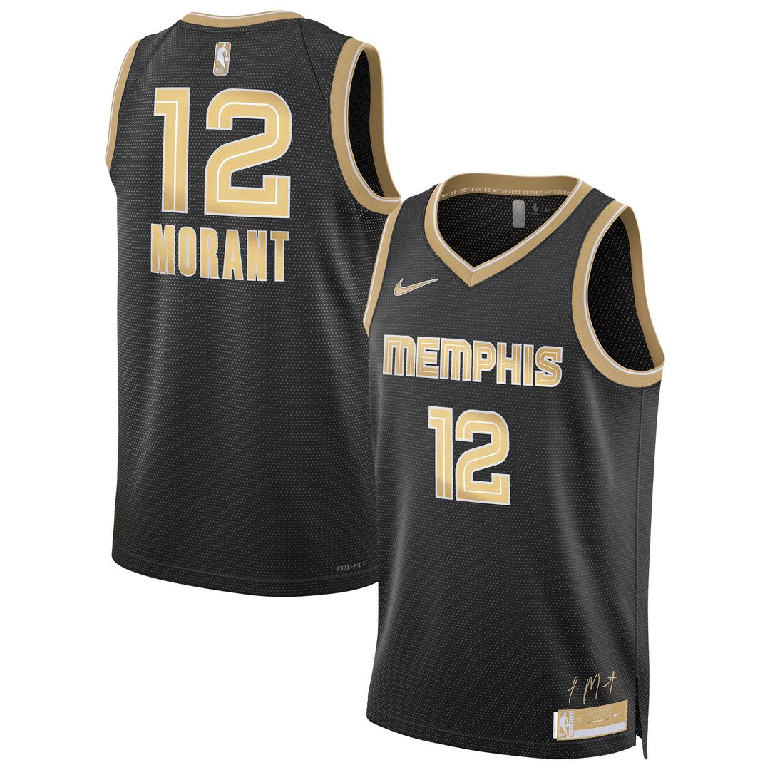 Memphis Grizzlies Ja Morant Nike Unisex Select Series Swingman Jersey - Black