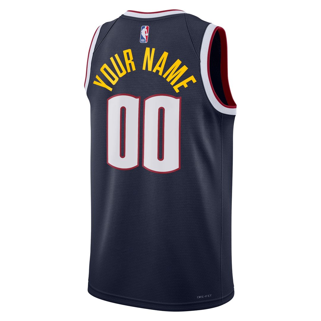Denver Nuggets Nike Unisex Swingman Custom Jersey White - Association Edition