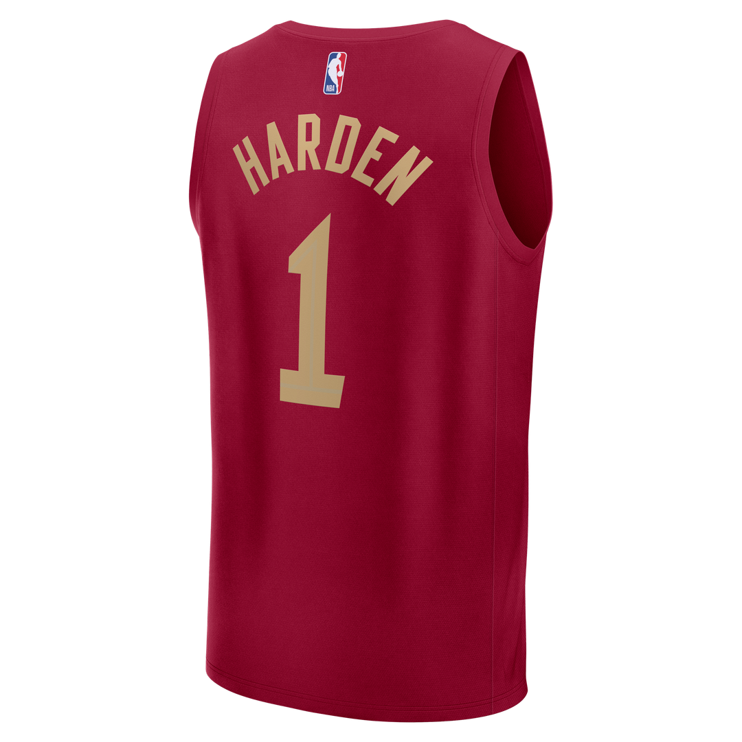Cleveland Cavaliers James Harden Fanatics Fast Break Replica Jersey - Icon Edition - Wine