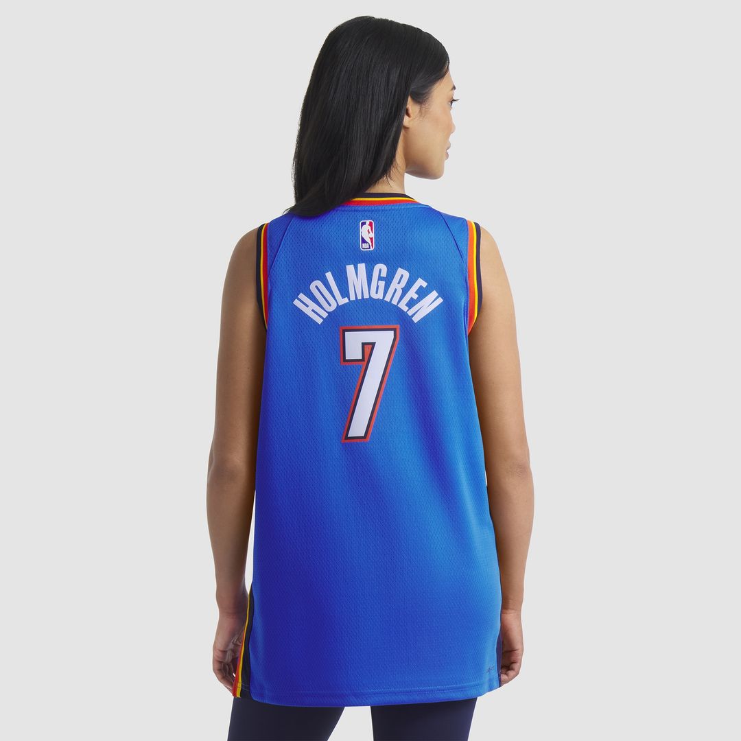 Oklahoma City Thunder Chet Holmgren Nike Unisex 2022 NBA Draft First Round Pick Player Swingman Jersey - Icon Edition - Blue