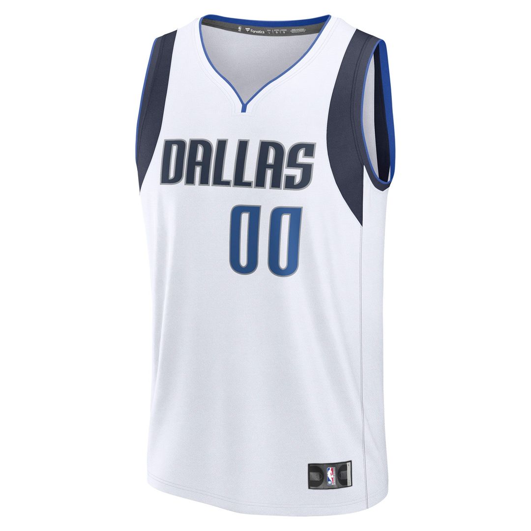 Dallas Mavericks Fanatics Fast Break Custom Jersey - Association Edition - White