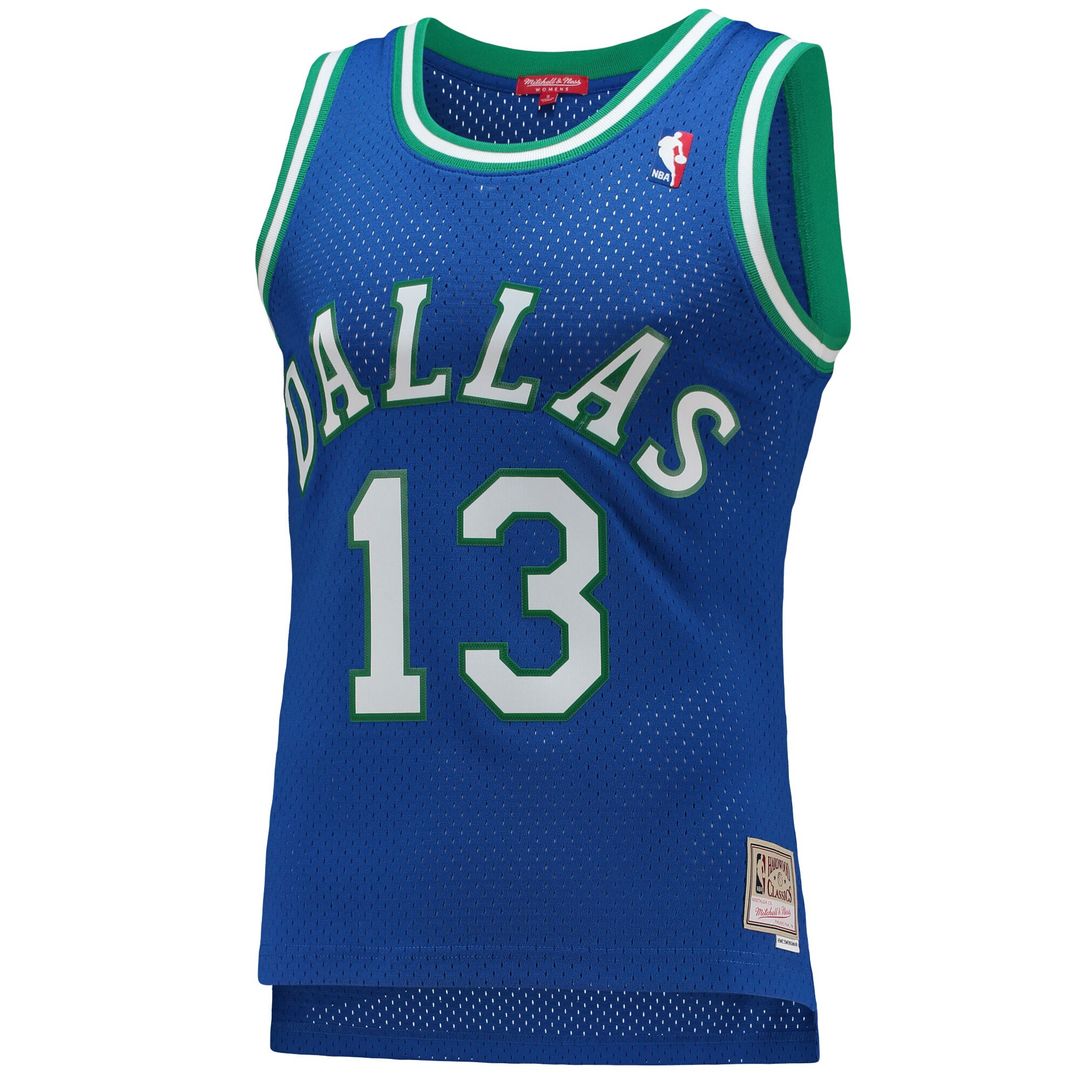 Dallas Mavericks Steve Nash Mitchell & Ness Women's 1998/99 Hardwood Classics Swingman Jersey - Blue