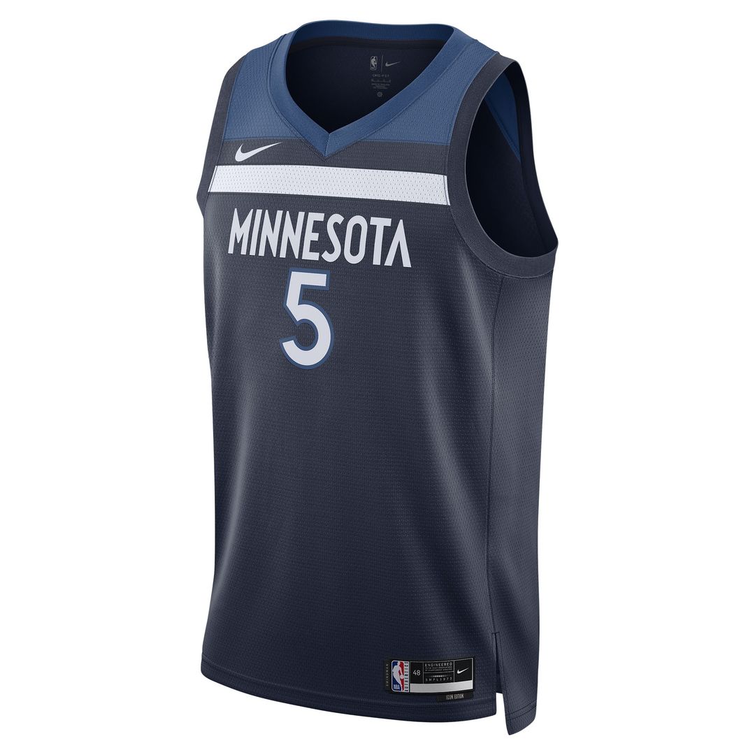 Minnesota Timberwolves Anthony Edwards Nike Unisex Swingman Jersey - Icon Edition - Navy