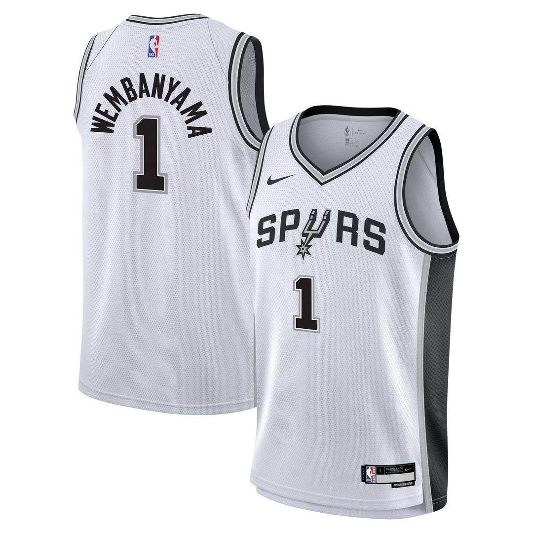 San Antonio Spurs Victor Wembanyama Nike Youth Swingman Jersey - Association Edition - White