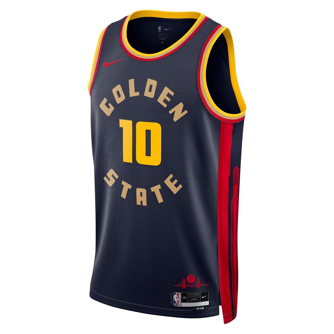 Golden State Warriors Jimmy Butler Nike Unisex Swingman Jersey - City Edition - Navy